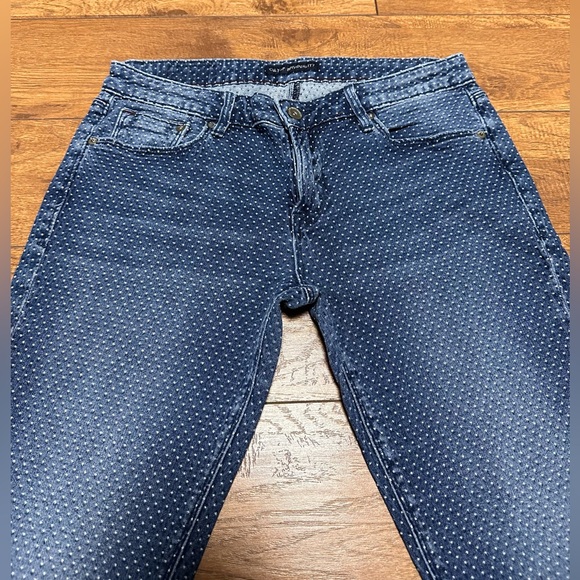 Cult Of Individuality Teaser Skinny Polka Dot Denim Jeans tagged 30 - Picture 5 of 9